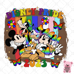 mickey friends disney lgbt pride svg, disney svg, disney mickey svg, digital download
