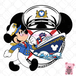 disney captain mickey mouse cruise line trip svg, disney svg, disney mickey svg, digital download