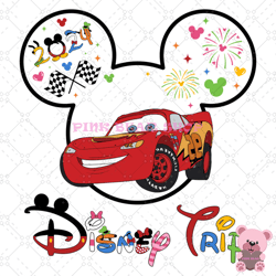 disney trip lightning mcqueen cars mickey svg, disney svg, disney mickey svg, digital download