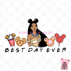 best day ever princess pocahontas disney snacks svg, disney svg, disney mickey svg, digital download