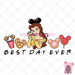 best day ever princess belle disney snacks svg, disney svg, disney mickey svg, digital download