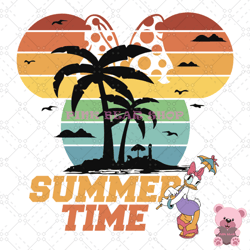 disney girl daisy duck summer vacation time svg, disney svg, disney mickey svg, digital download