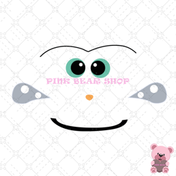 disney cars sally carrera face silhouette svg, disney svg, disney mickey svg, digital download