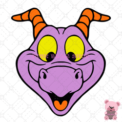 funny face figment disneyland mascot svg, disney svg, disney mickey svg, digital download