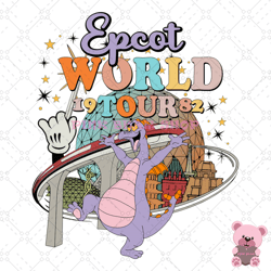 figment disneyland epcot world tour 1982 svg, disney svg, disney mickey svg, digital download