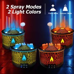 Aroma Fire Ultrasonoc Humidifier - Aqua Falme Diffuser - Unique Illuminating Home Decor - Home decor