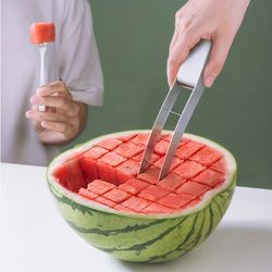 Watermelon Slicer Creative Watermelon Cutter - Stainless Steel Watermelon Divider - Reusable Watermelon
