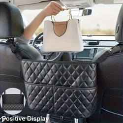 PU Leather Storage Bag - Large Capacity Storage Bag - Portable And Practical Car Accessories