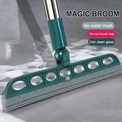 Magic Broom Sweeping Brush Silicone Mop Household Floor Cleaning Squeegee Wiper Pet Hair Dust Tools