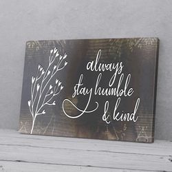 always stay humble and kind flower canvas prints canvas jesus and lion picture jesus home decor god canvas prints jesus