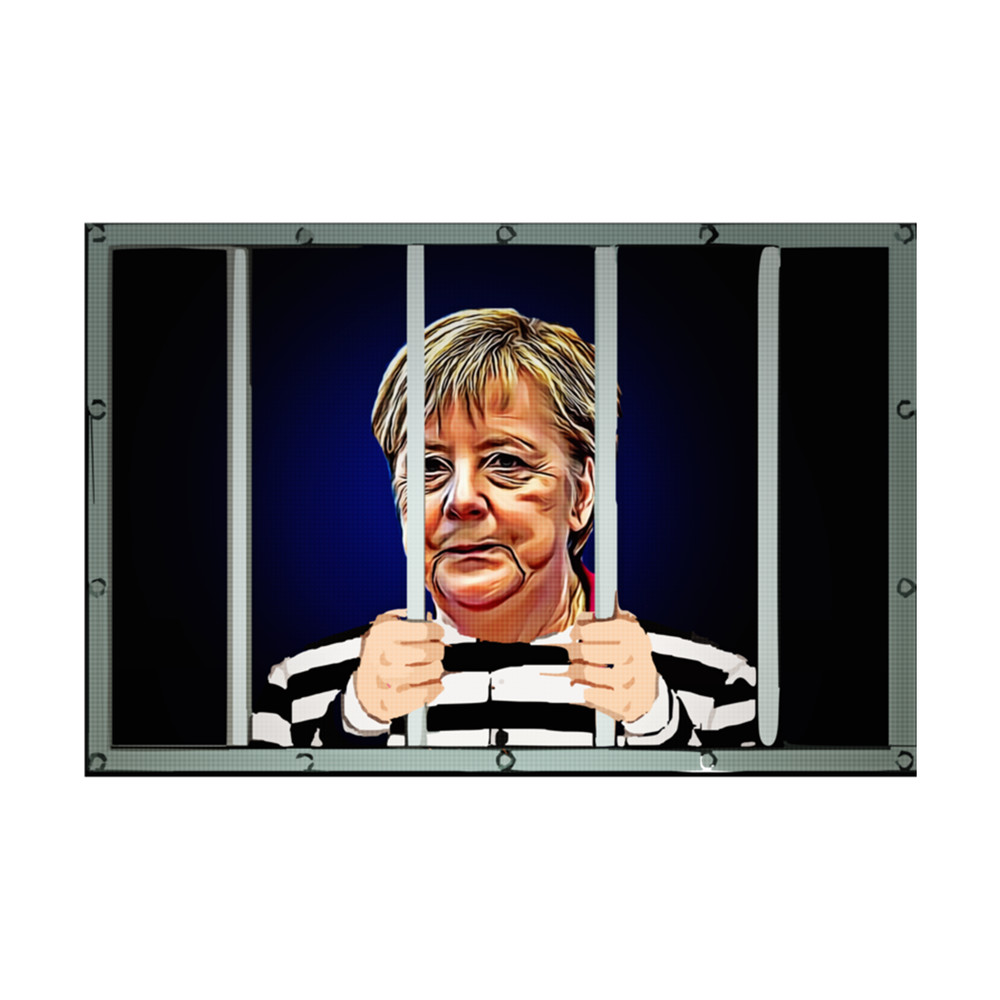 Angela Merkel &x27;behind bars!&x27; Satire Humor resistance .png