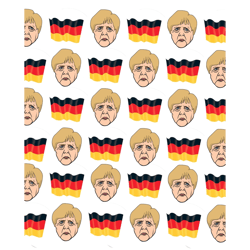 angela merkel pattern graphic