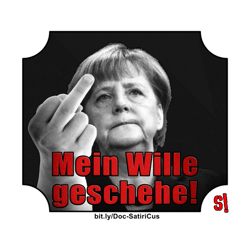 wendy pthan just "rince kingdommerkel has to go" )stink finger