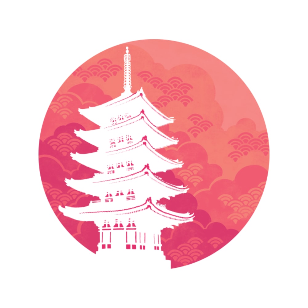 Japan Pagoda Sunset.png