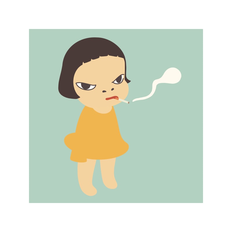 smoking yoshitomo nara .png