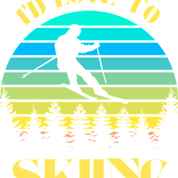 id rather be mountain skiing