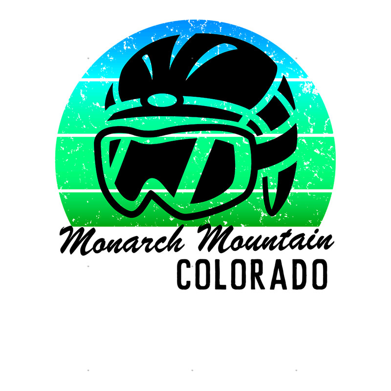 monarch mountain ski resort, colorado snowboarding, cool retro sunset ski helmet, ski gift T.png