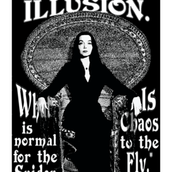 morticia addams-normal is an illusion...