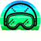 ski in Big Boulder resort, Pennsylvania snowboarding, cool retro sunset ski helmet, ski gift Classic.png