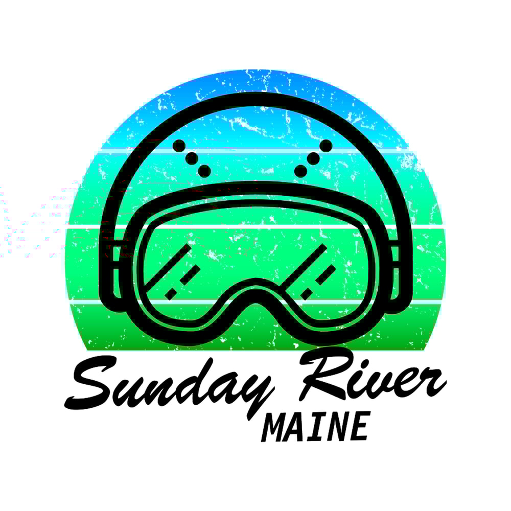 Sunday river ski resort, newry maine snowboarding, cool retro sunset ski helmet, ski gift T- (2).png