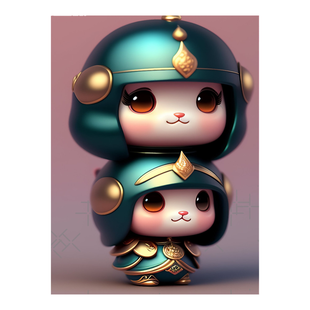 two baby hero wear helmet .png