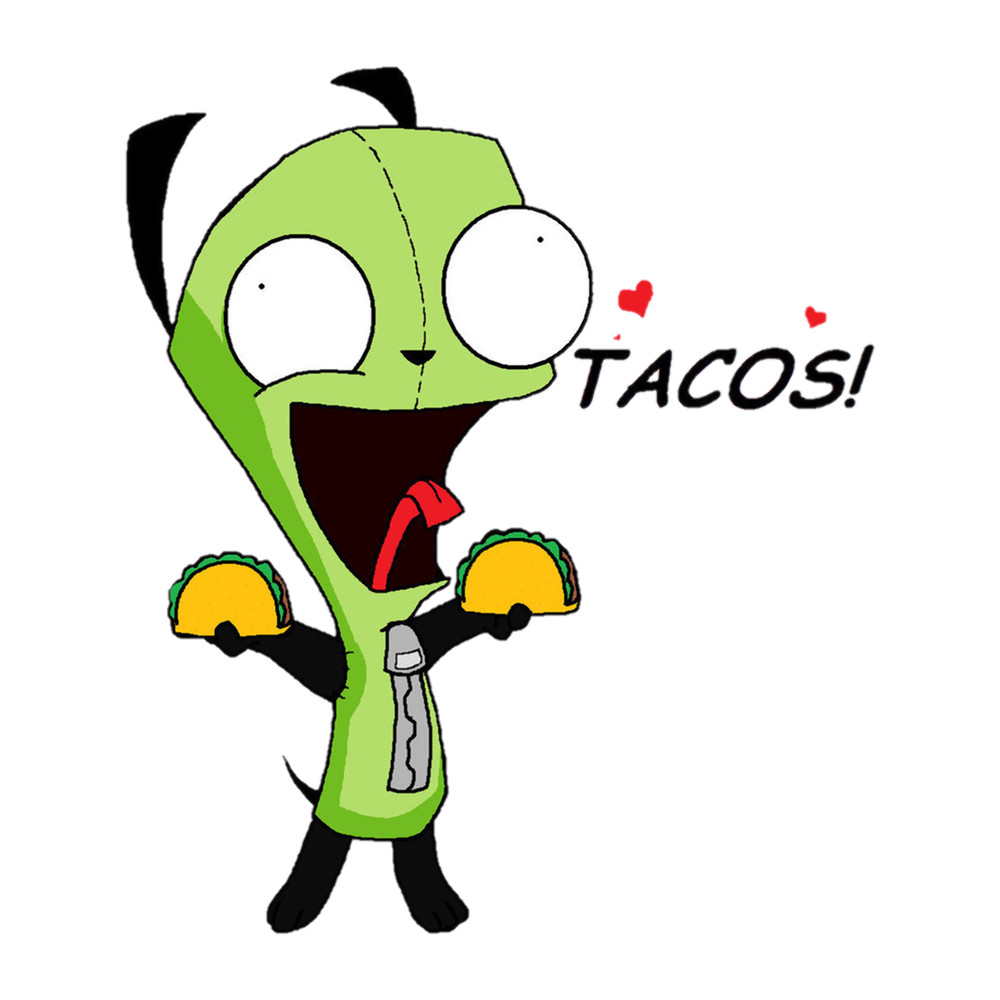 Gir Loves Tacos (Invader Zim) .png