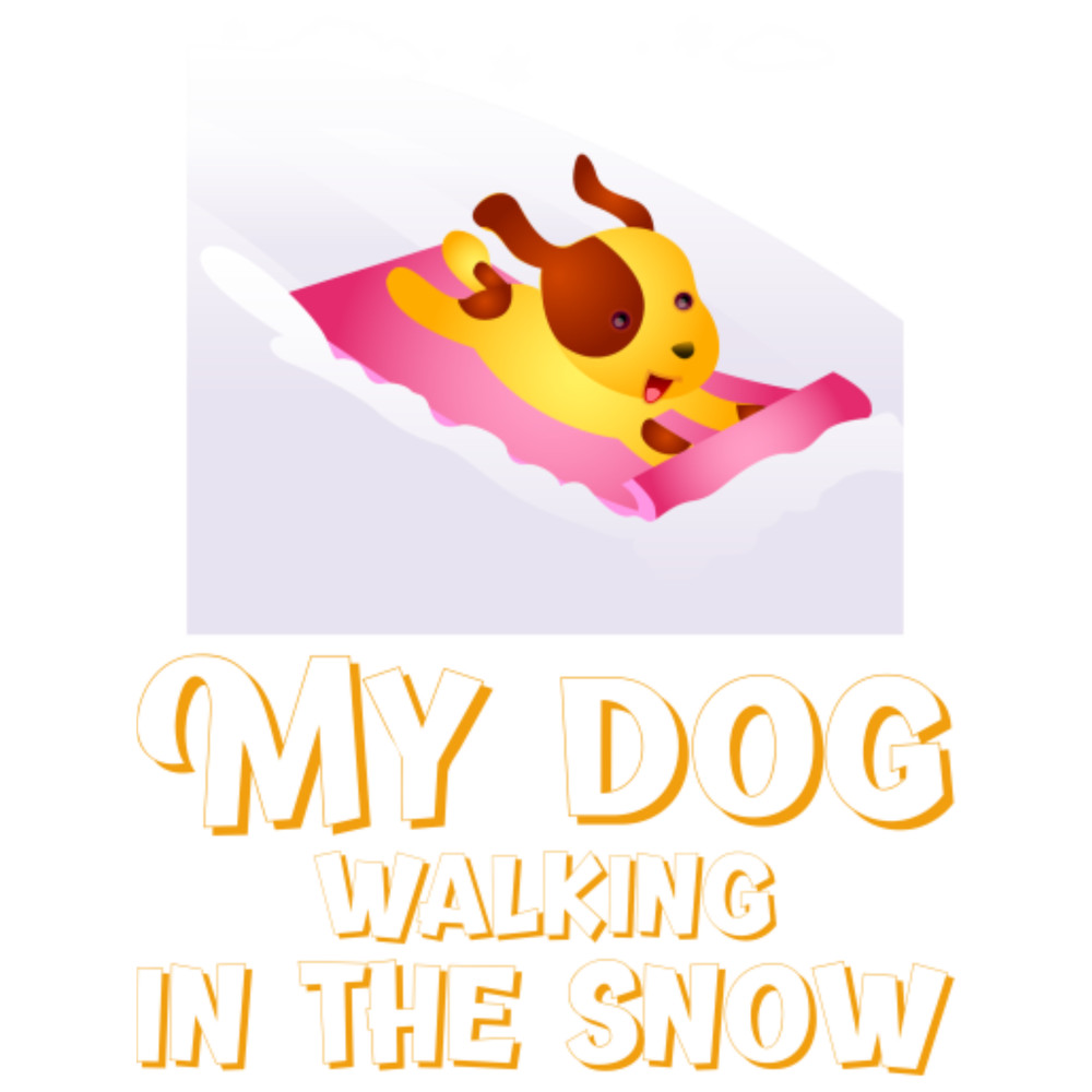 My dog walking in the snowby ZENAMAY6.png