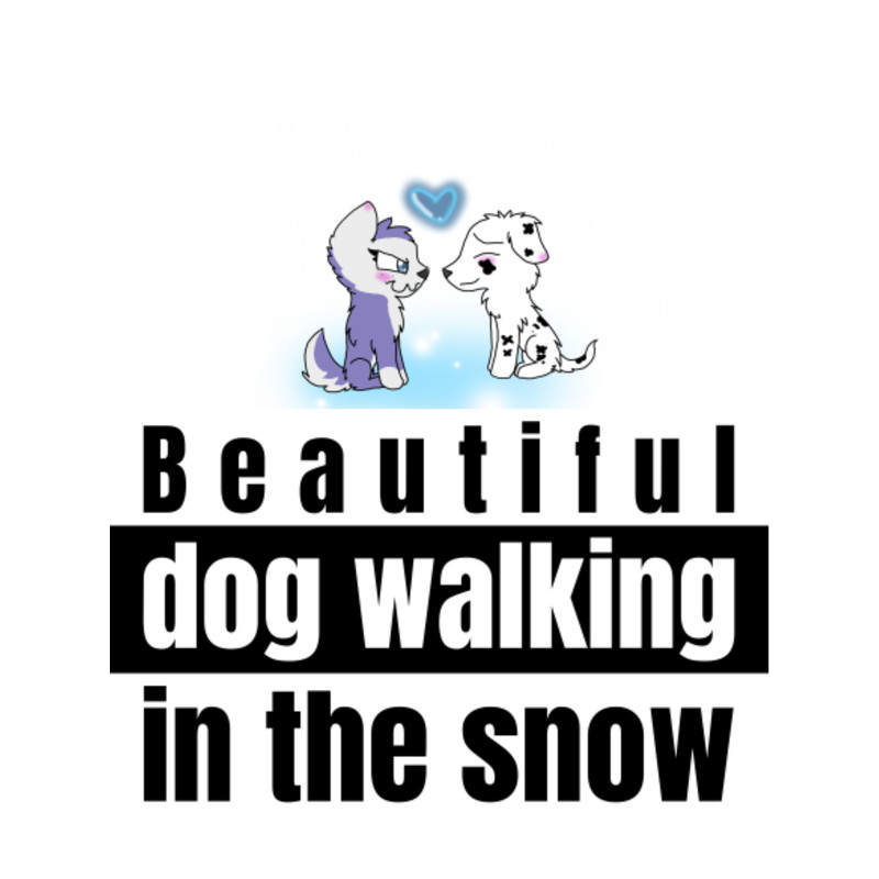 Beautiful dog walking in the snowby.png