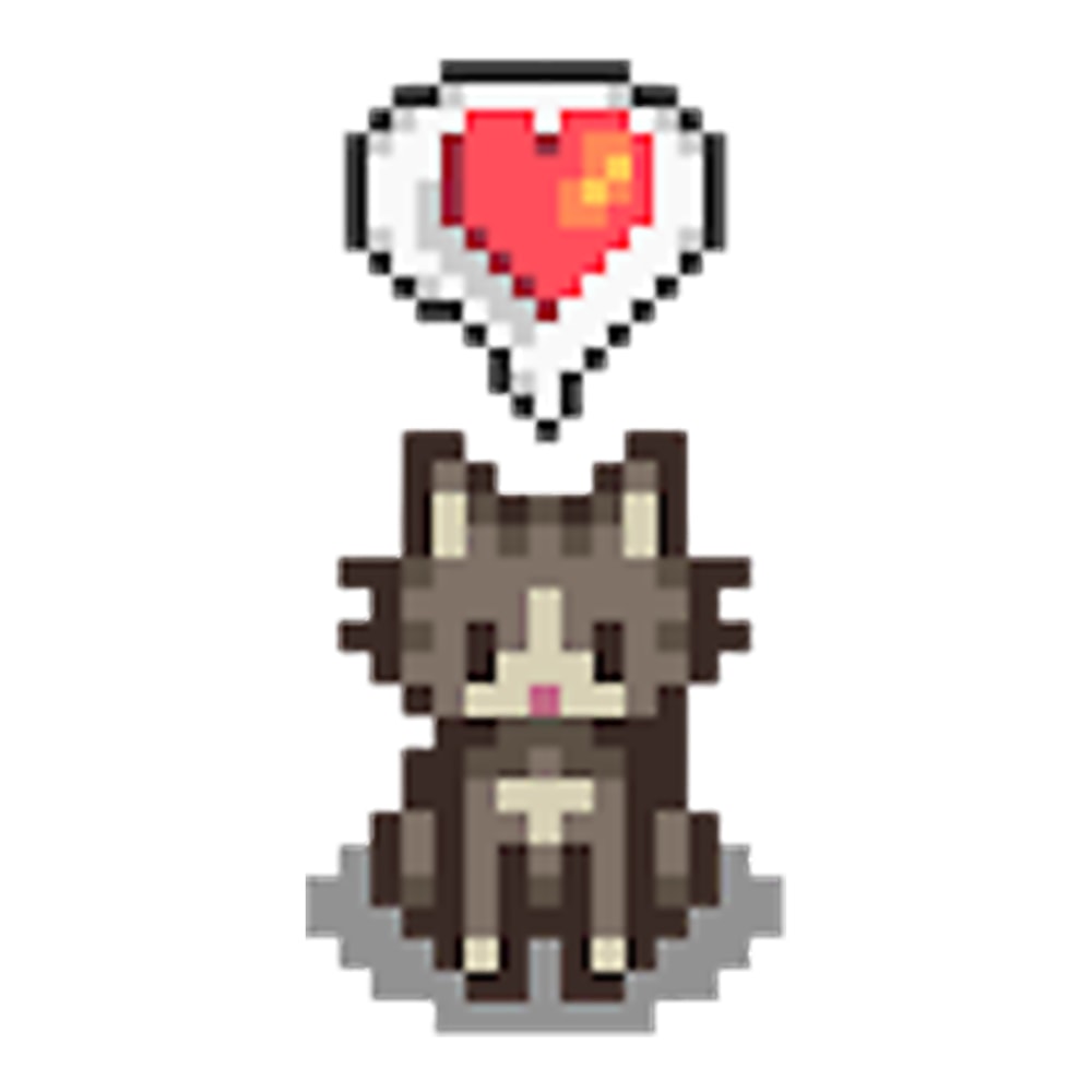 Stardew Valley Happy Grey Cat .png