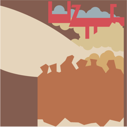 led zeppelin ii minimal album cover zipped hoodie