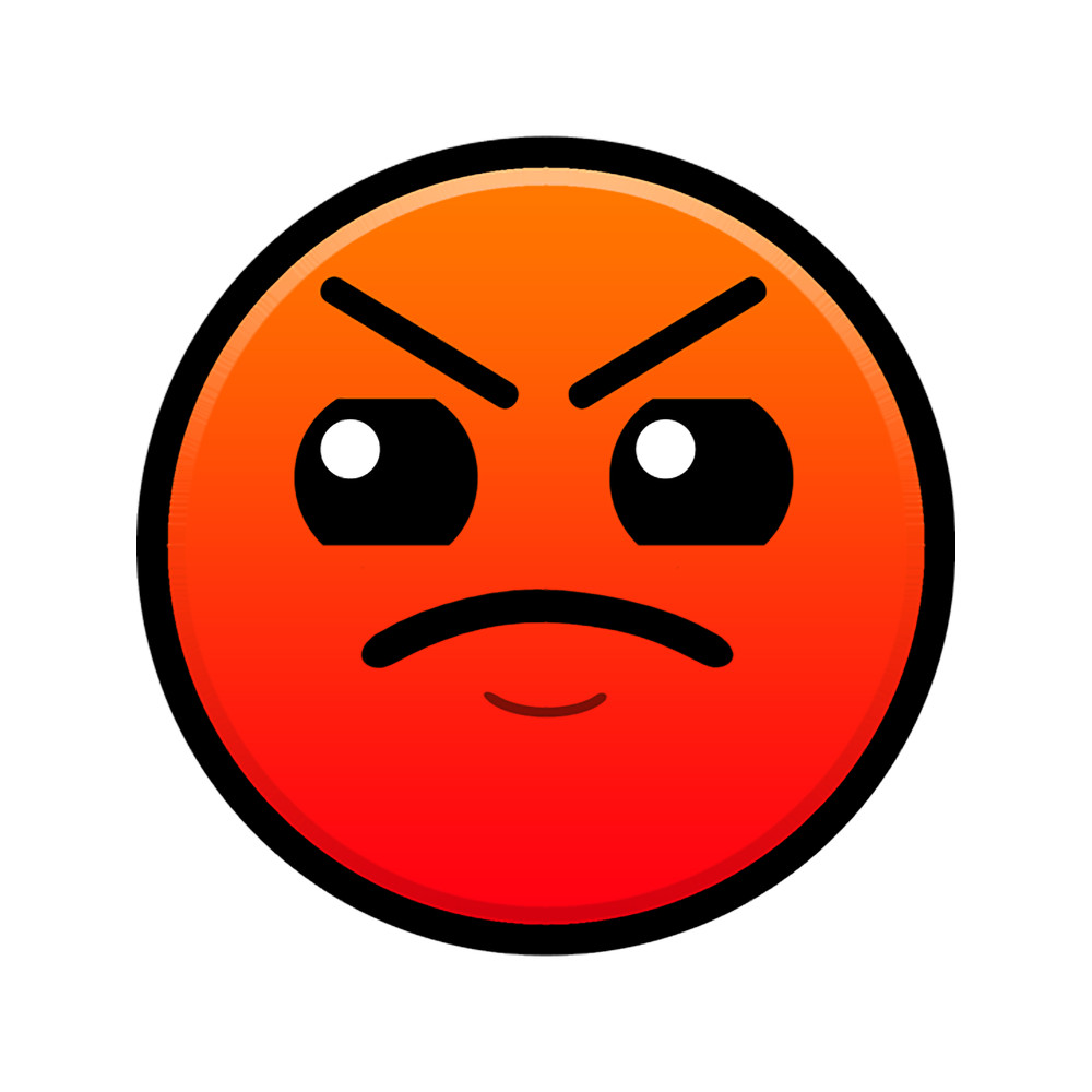 Geometry dash Harder Sticker .png