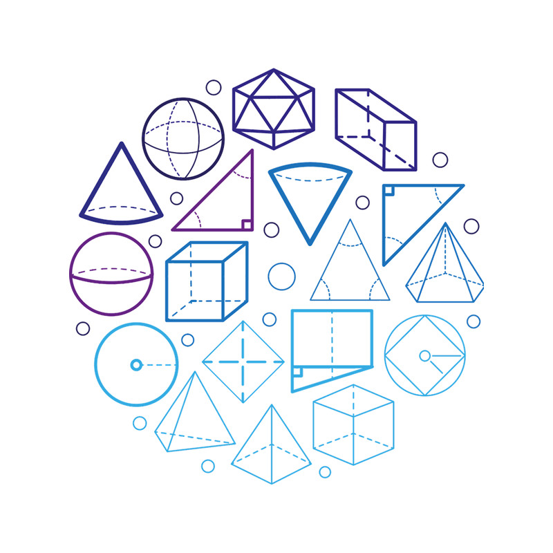 geometry geometry figures geometric shapes basic figures of geometry Premium .png