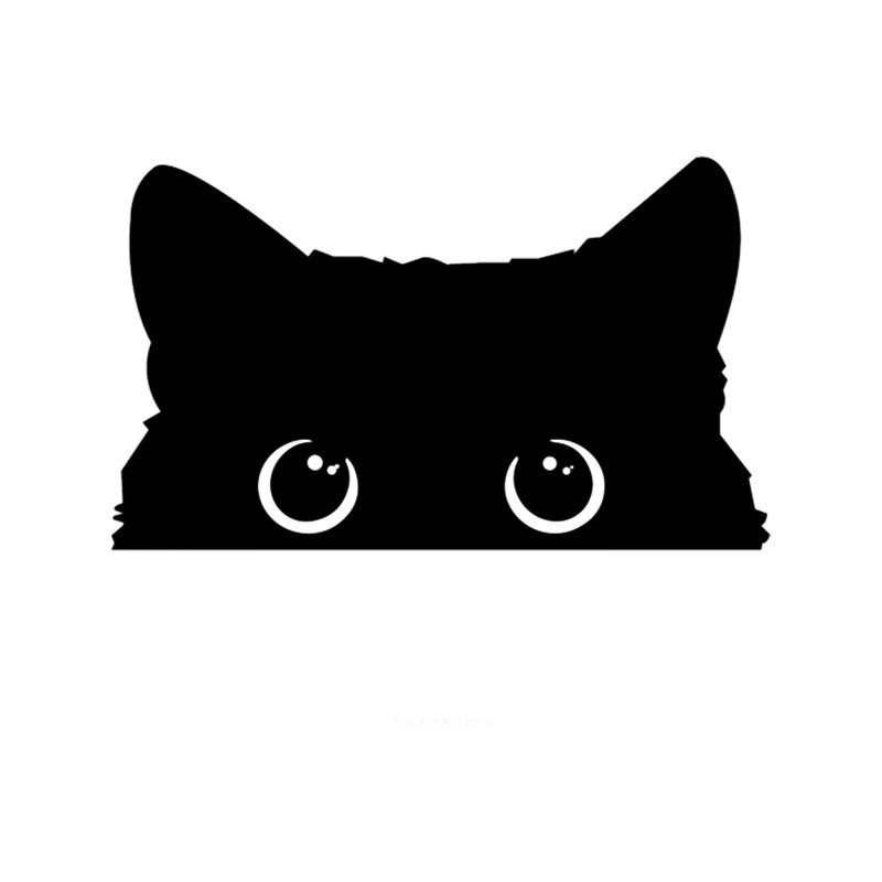 Peeking Cat Sticker  .png