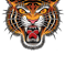 Tiger Head Tattoo Design .png