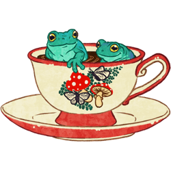 tea cup frogs