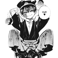 jibaku shounen hanakokun sticker premium