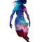 Beautiful Girl Galaxy Logo .png