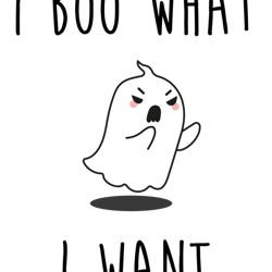 i boo what i want design forand apparel