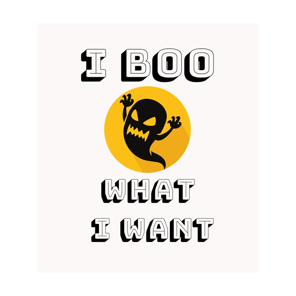 I BOO what I want Drawstring Bag.png