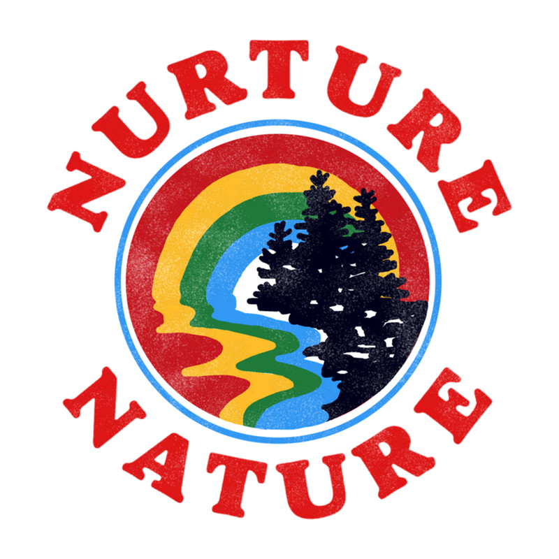 nurture nature vintage environmentalist design .png