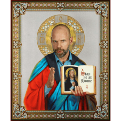 saint jeroen covid commander magnet