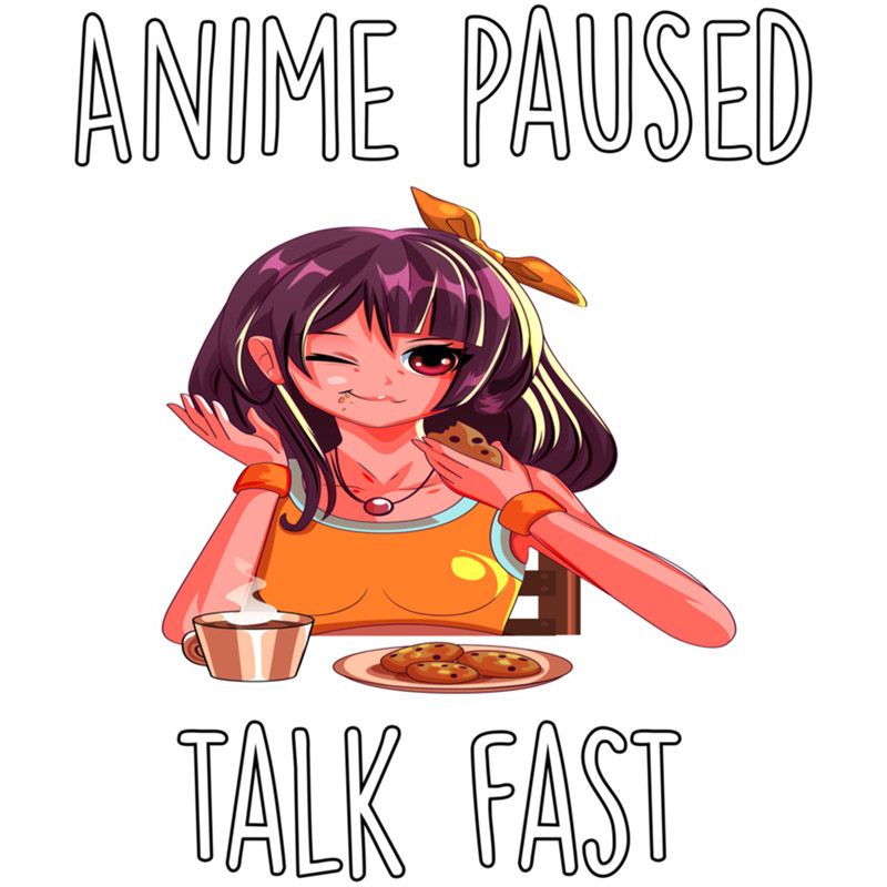 Anime Paused Talk Fast Lightweight Hoodie .png