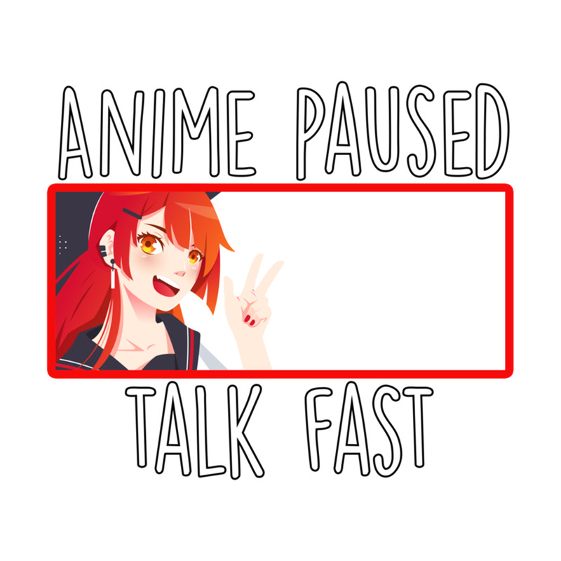 Anime Paused Talk Fast Lightweight Hoodie.png