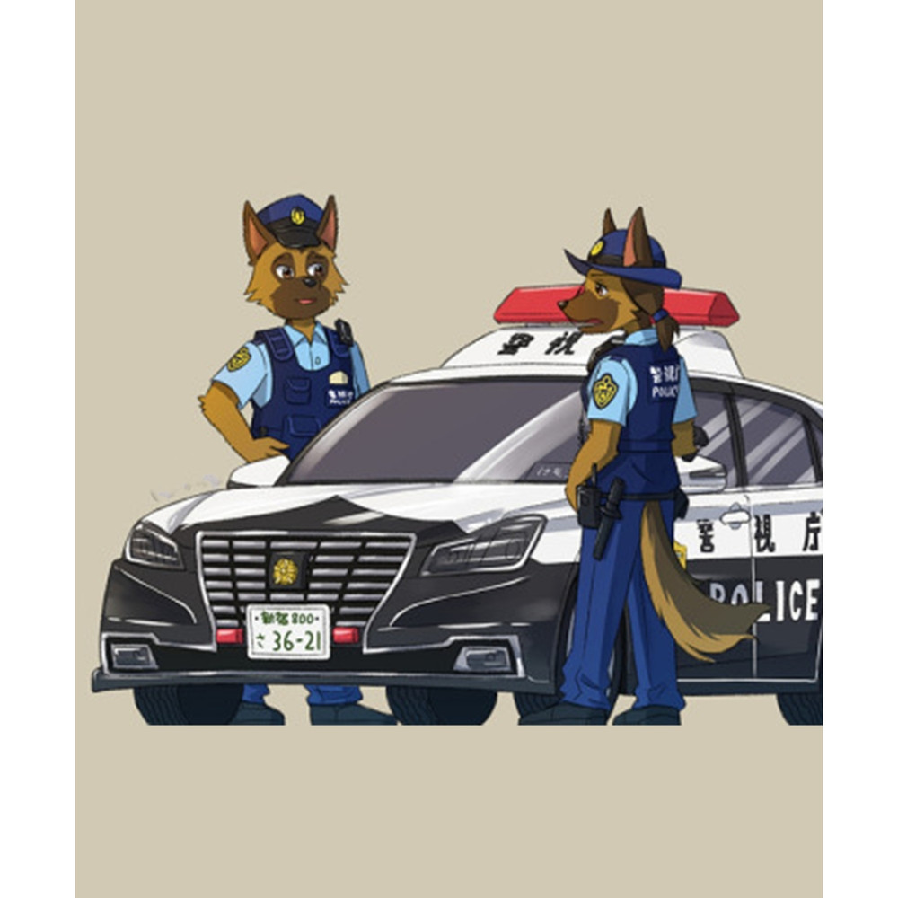 Dog Driving A Car Poster .png