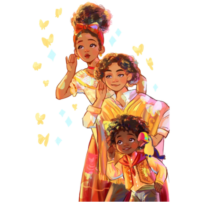 Encanto - Camilo, Antonio and Dolores Cap.png