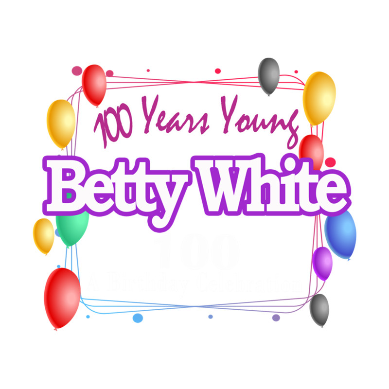 Betty White 100 Years Young desing Fitted Scoop .png