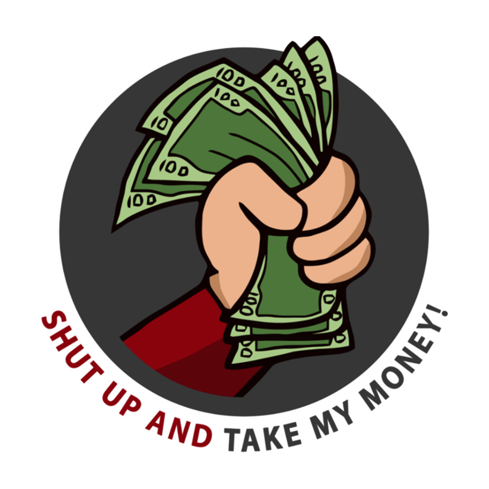 Shut Up And Take My Money Meme Greeting Card .png