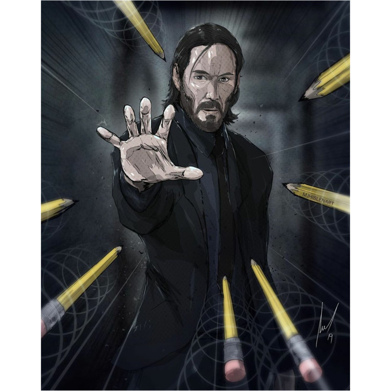 Keanu Reeves - John Wick + Matrix Combo Meme .png