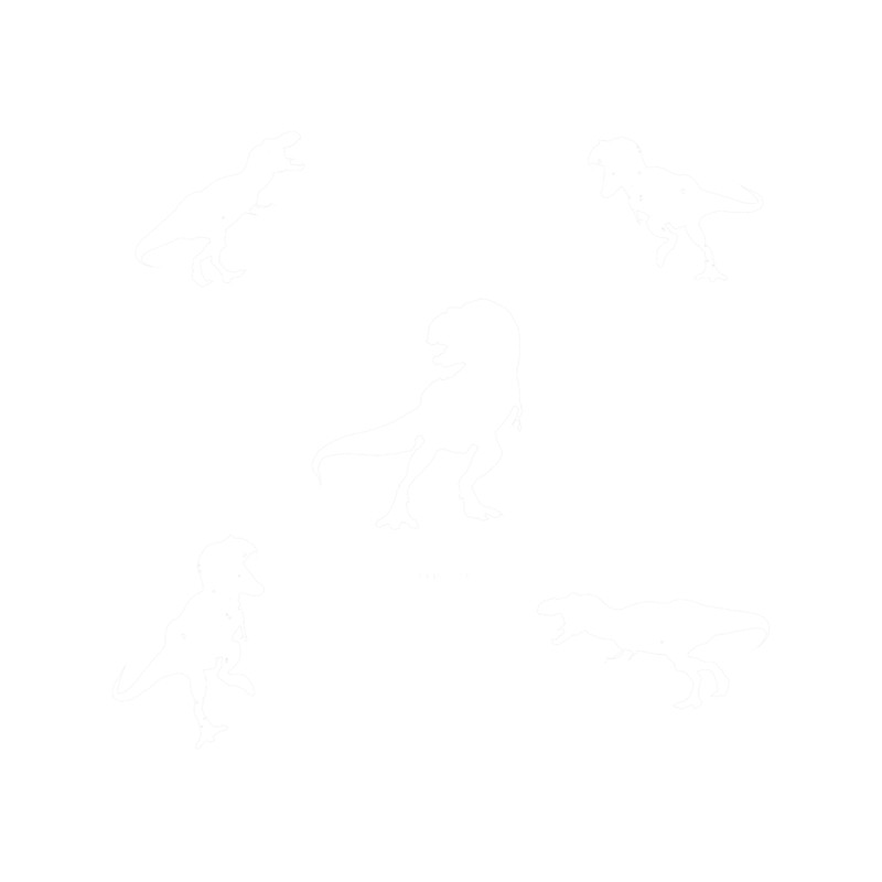 Tyrannosaurus Rex Pattern - White - Available on socks mugs shirts stickers and more T-Sh.png