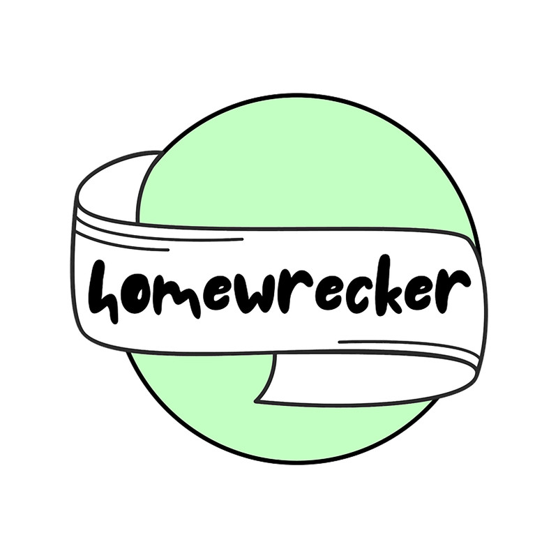 Homewrecker Green Ribbon Circle Badge .png